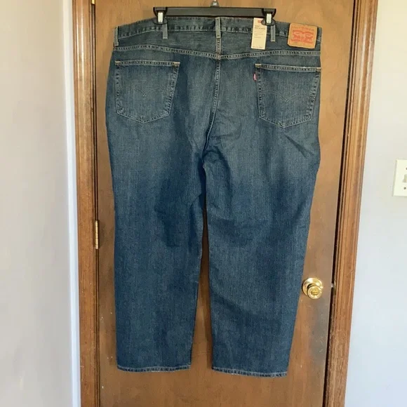 Relisted Levi’s 550 relaxed jean loose through thigh tapered leg cotton 38 46 50 - Picture 9 of 17